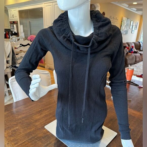 MODA long sweatshirt top with wide turtle neck - Picture 6 of 6